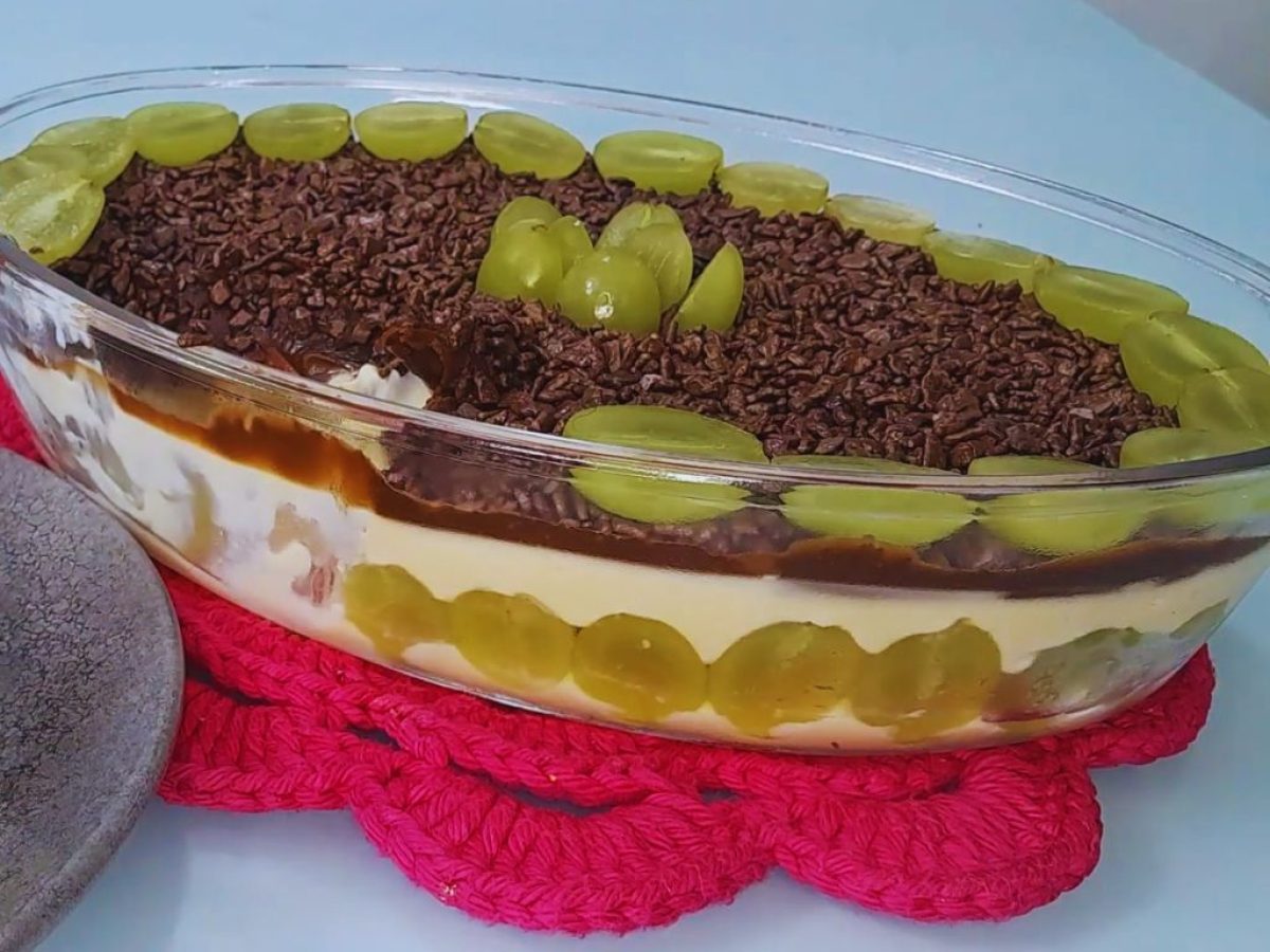 Receita de Sobremesa de Natal mais simples para fazer rápido