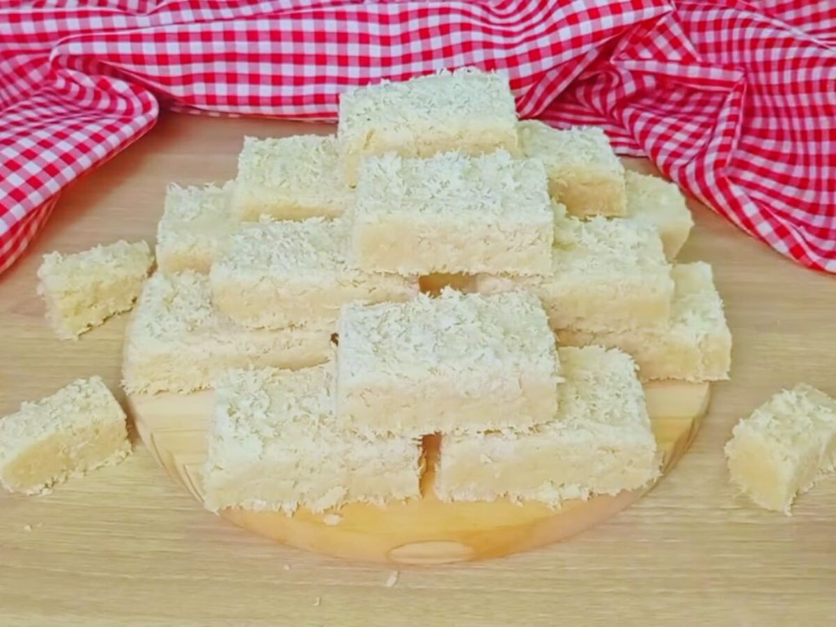 Receita de Cocada sem leite condensado; sabor irresistível