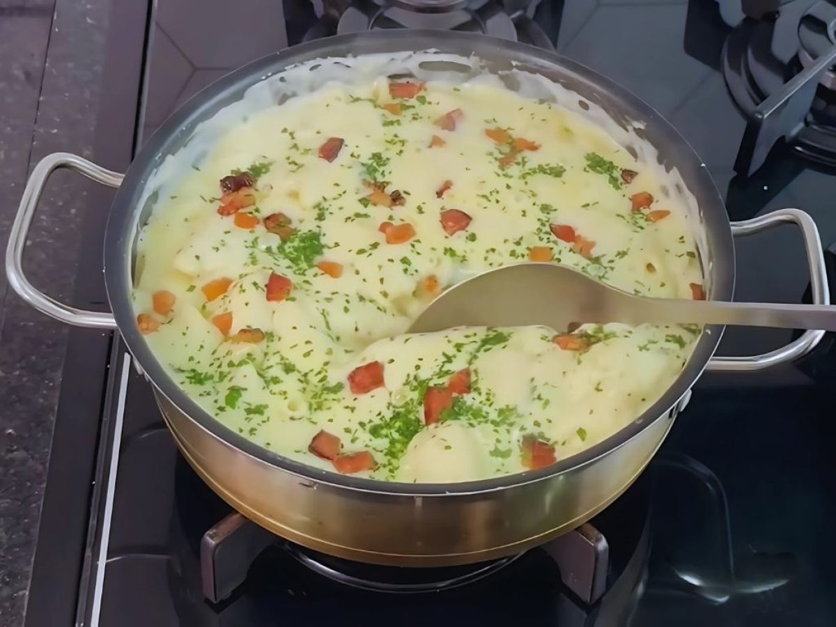Receita de creme de batata para deixar o macarrão perfeito