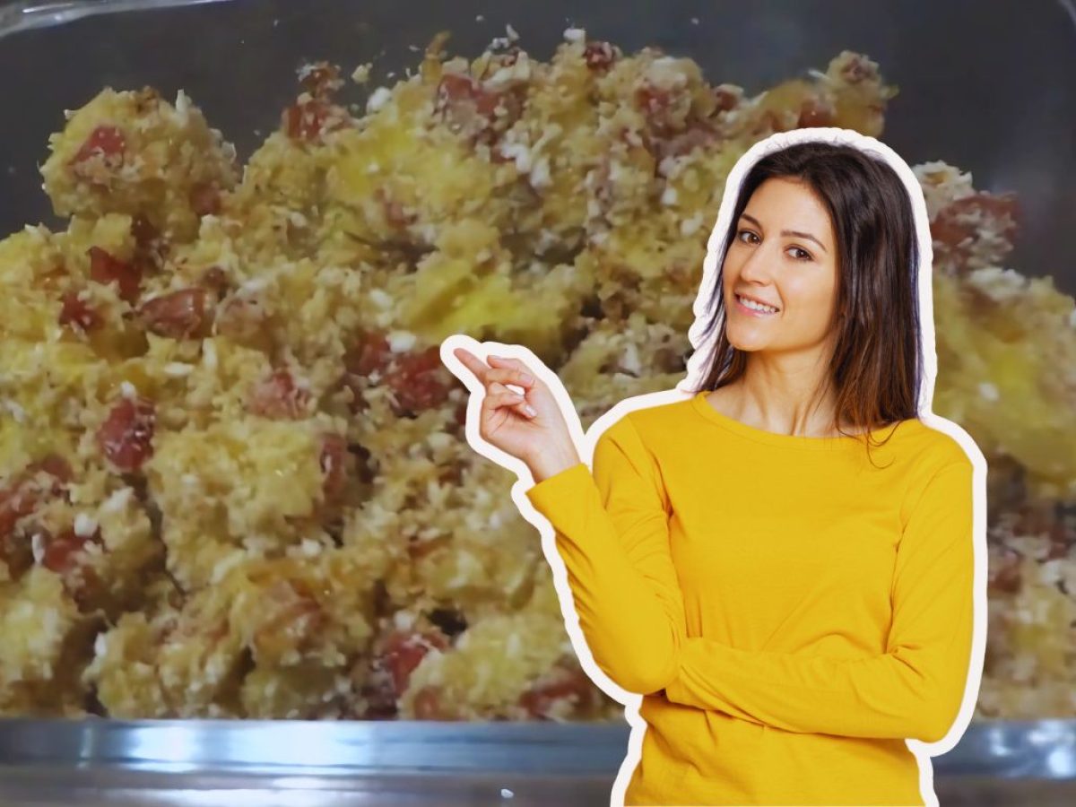 Receita de Farofa de banana com calabresa com truque que faz toda a diferença