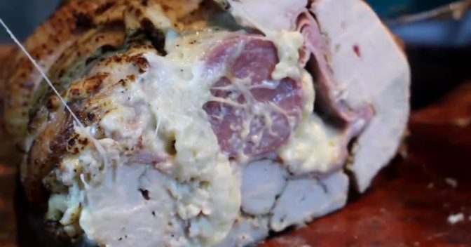 Carnes: Receita de Frango atropelado recheado fácil para o churrasco