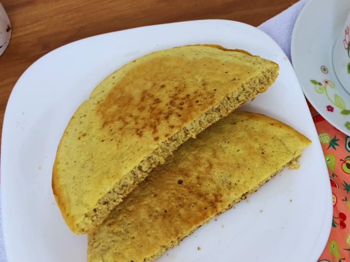 Receita de Pão de Aveia Fit de Frigideira Pronto em 7 Minutos: Ideal Para o Café da Manhã