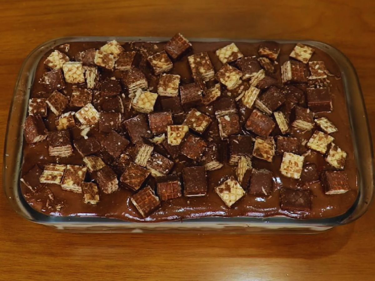 Receita de Pavê de Bis cremoso e irresistível
