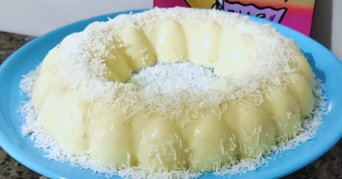 Sobremesas: Receita de pudim Maria Mole de coco com apenas 6 ingredientes