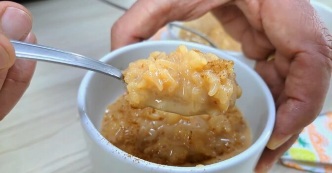 Sobremesas: Arroz doce caramelado cremoso que vai te lembrar a casa da vovó