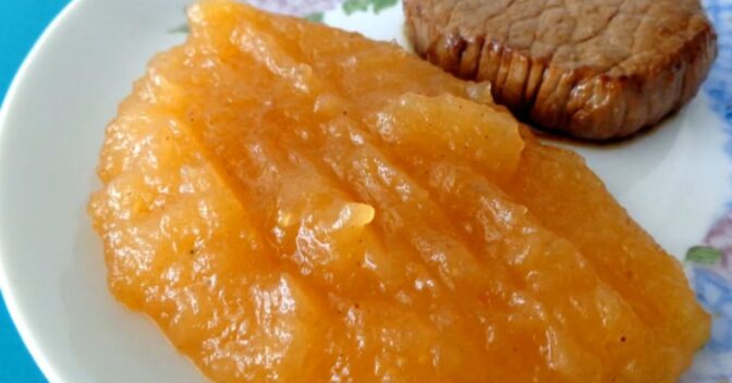 Acompanhamentos: Como fazer purê de maçã caseiro para acompanhar carnes (infalível)
