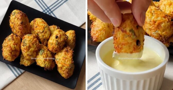 Lanches: Receita de Bolinho de Arroz na Airfryer fácil em poucos passos