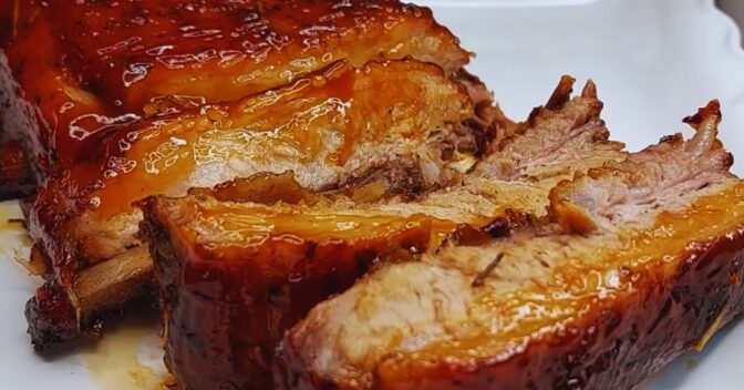 Carnes: Receita de costela suína ao molho barbecue igual ao de restaurante