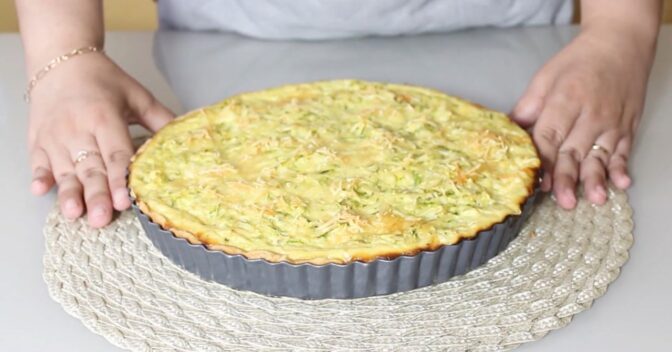 Pratos: Receita de quiche de abobrinha cremosa que vai virar seu almoço favorito