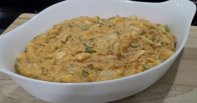 Salgados: Recheio de palmito cremoso que serve para tudo: pastel, torta e empada