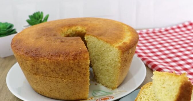 Bolos: Receia de Bolo de Trigo Simples e Fácil Até Para Quem Não Cozinha
