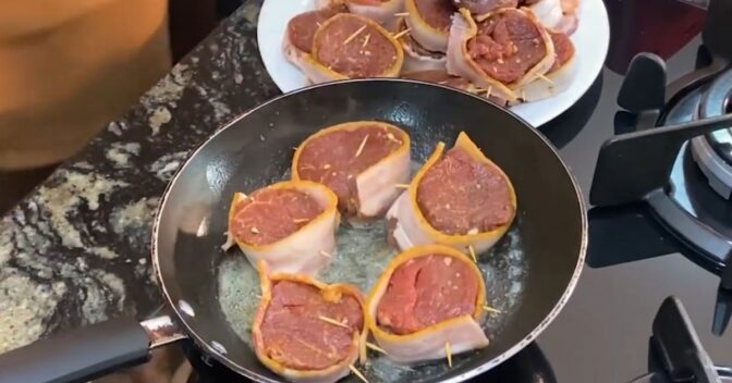 Carnes: Receita de Medalhão de Filé Mignon na Frigideira No Ponto Certo
