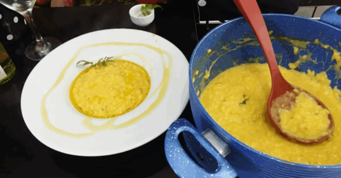 Pratos: Receita de Risoto à Milanesa traz uma nova perspectiva para esse prato clássico