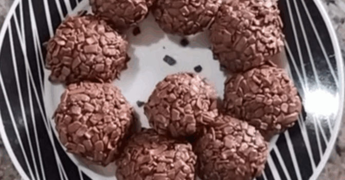Doces: Receita de Brigadeiro Crocante que a maioria das pessoas não conhece – mas que é irresistível