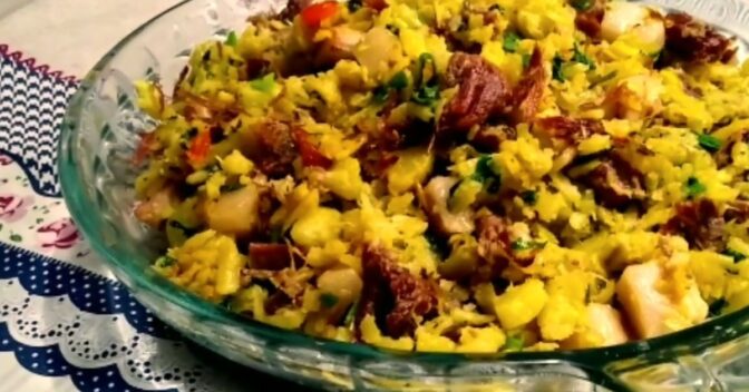 Acompanhamentos: Receita de Farofa de Banana com Bacon para você fazer hoje
